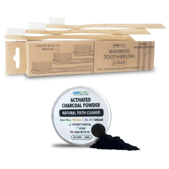 Teeth Cleaning Powder (Vitamins & Aloe Vera Infused)