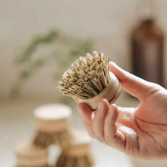 Natural Washing Up Brushes - 6-Piece Starter Set