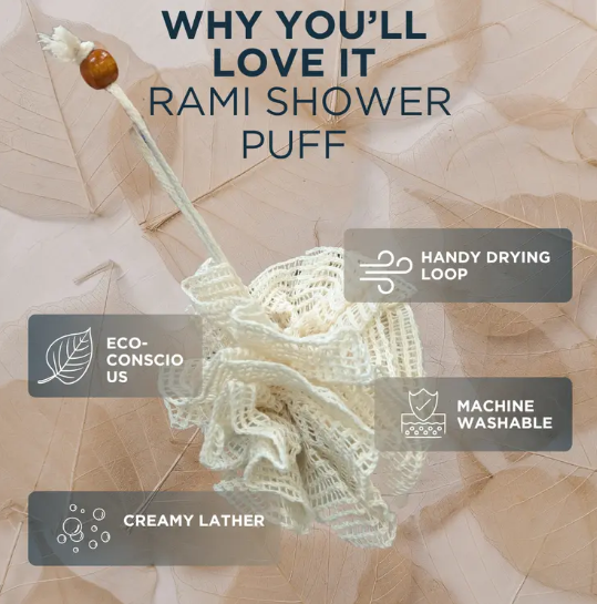 Shower Puff - Exfoliating, Reusable & Eco-Friendly