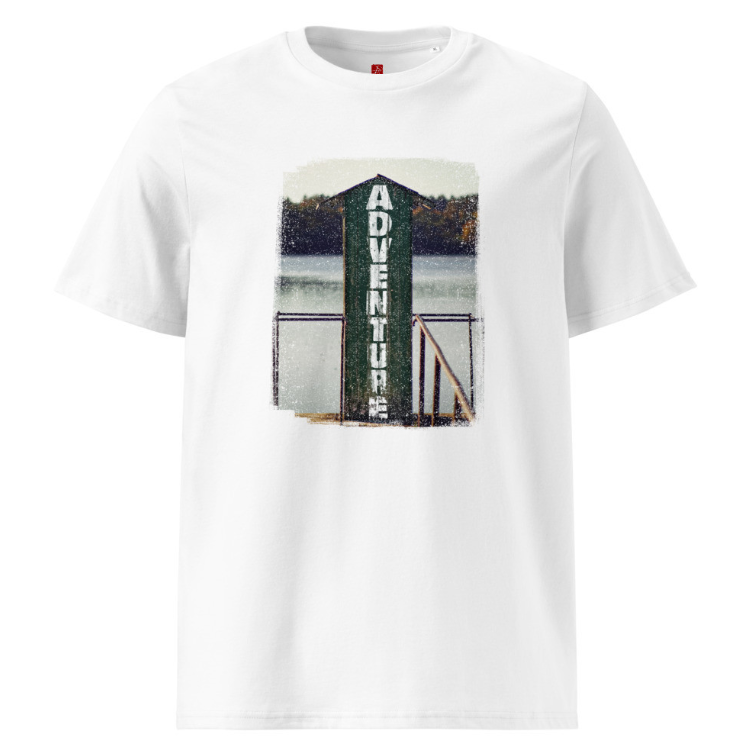 ‘Adventure’ Unisex Organic Cotton T-Shirt – Lake & Forest Design