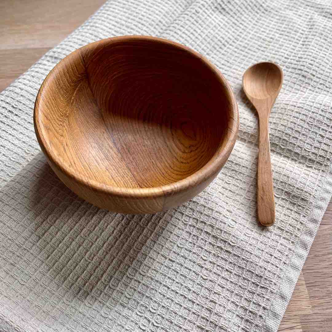 Handmade reclaimed Wooden Tea Spoon-1